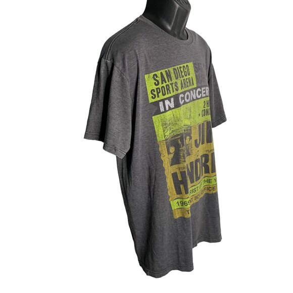 Stone Free Jimi Hendrix Crewneck T Shirt XL Grey Short Sleeve Graphic Concert - Picture 6 of 7